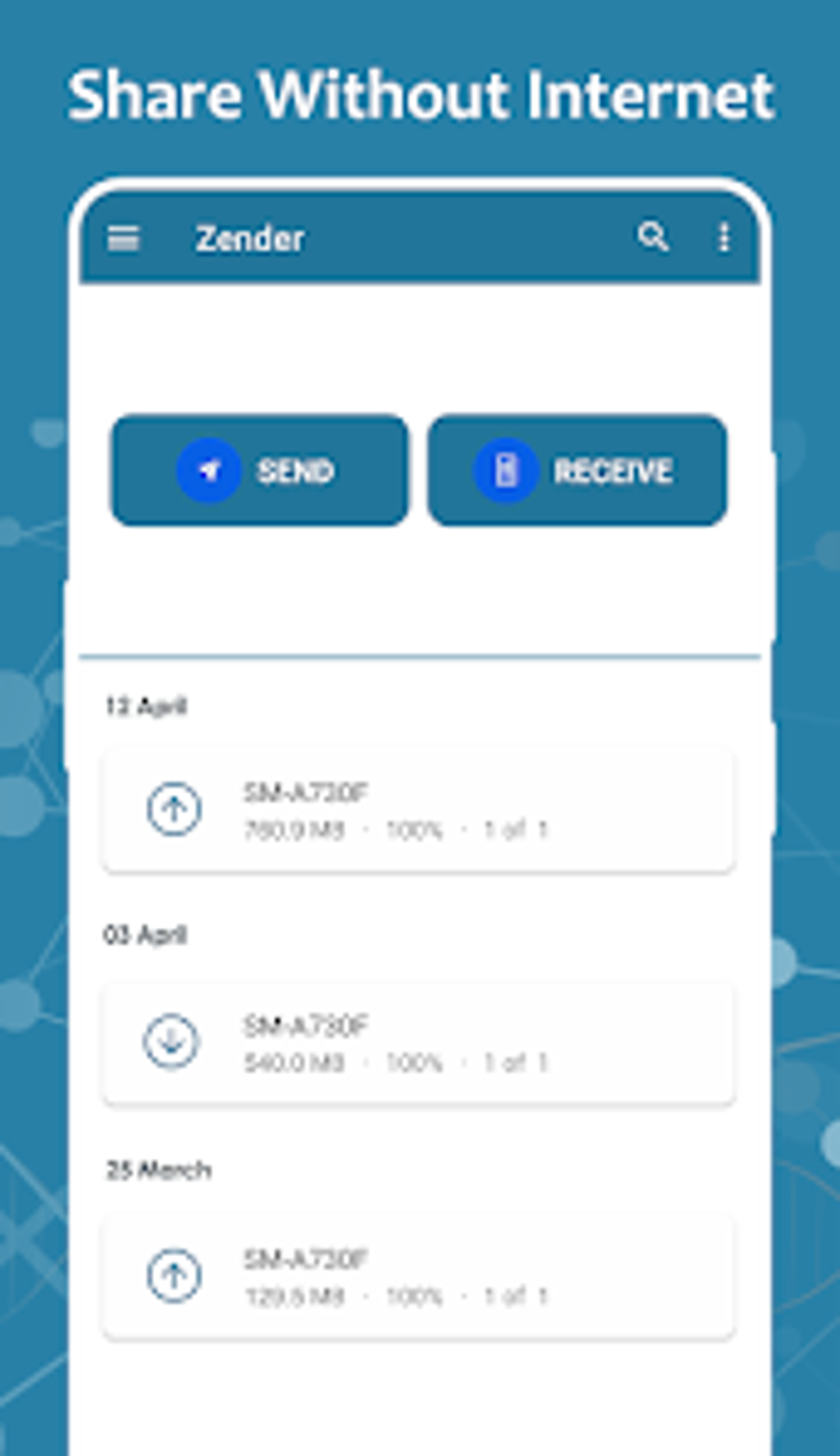 Zender - Fastest File Transfer for Android - Download