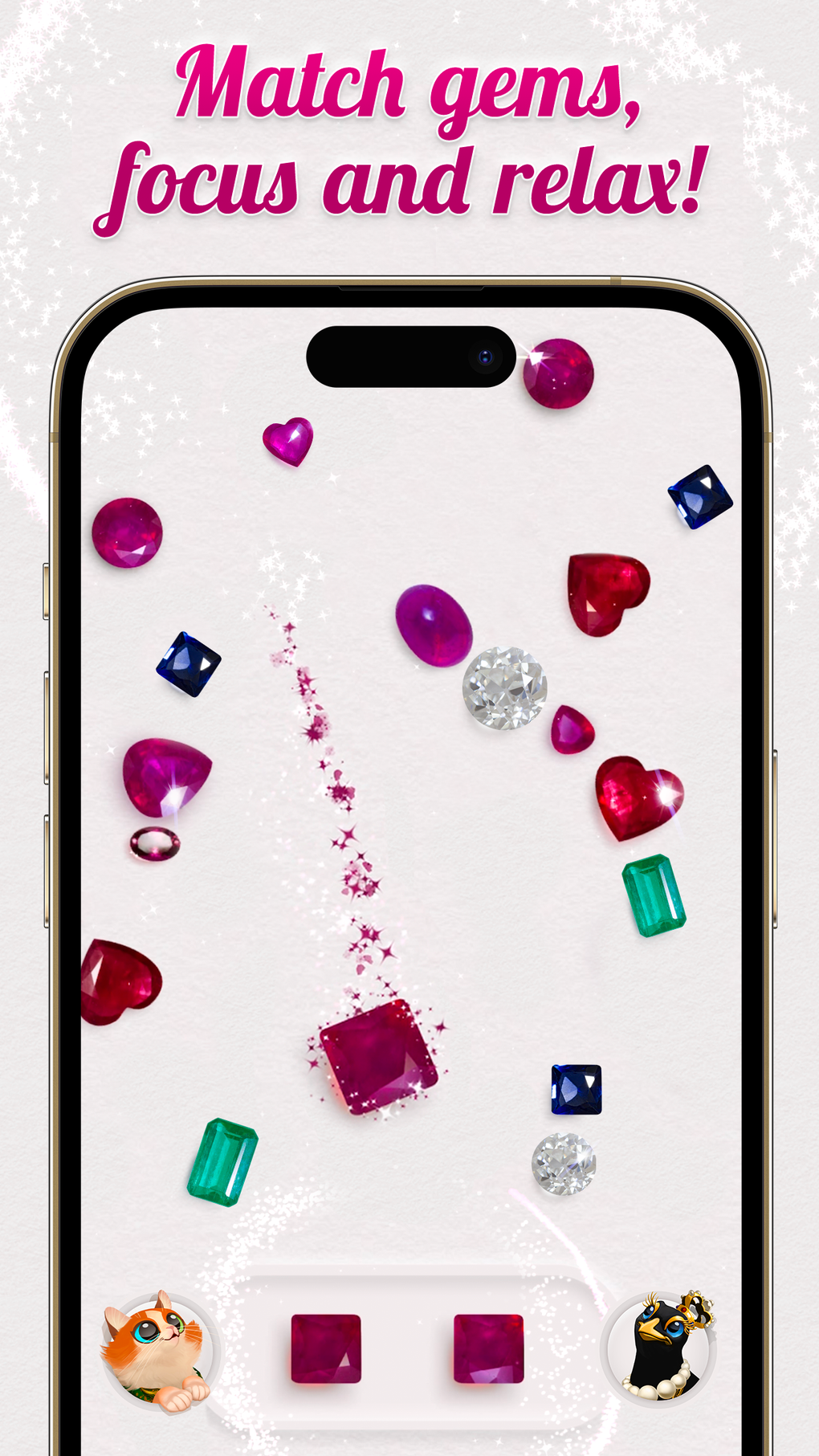 Dazzly Match - Ninas Gems для iPhone — Скачать