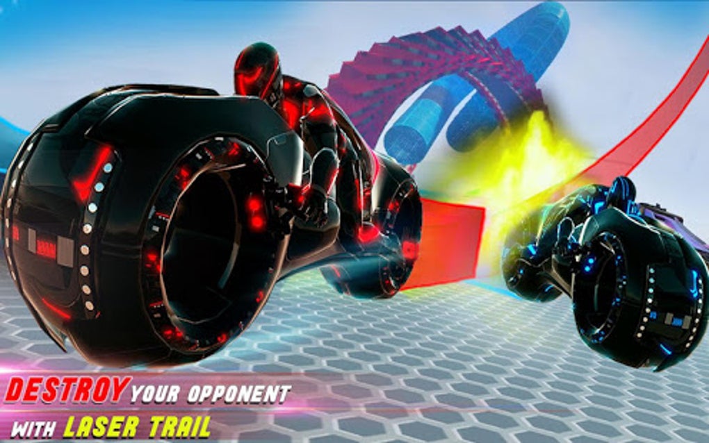 Tron Bike Stunt Racing 3d Stunt Bike Racing Games APK For Android 