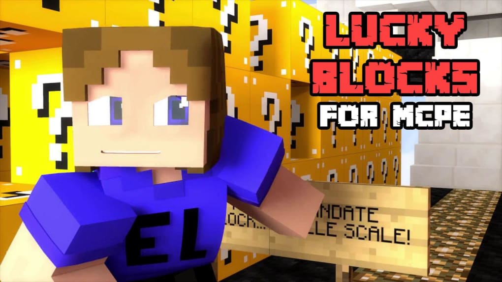 Lucky block Mod for pocket edition APK + Mod for Android.