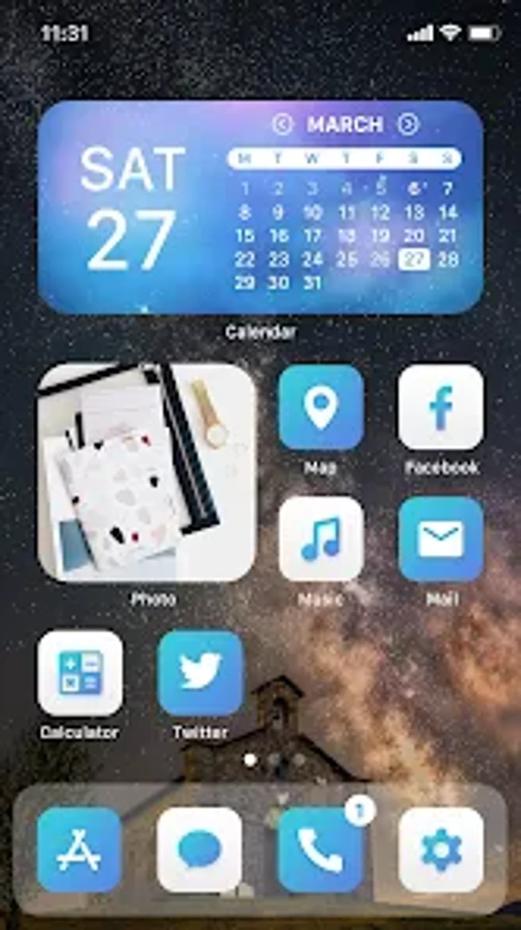 Wow Cyan Theme - Icon Pack для Android — Скачать