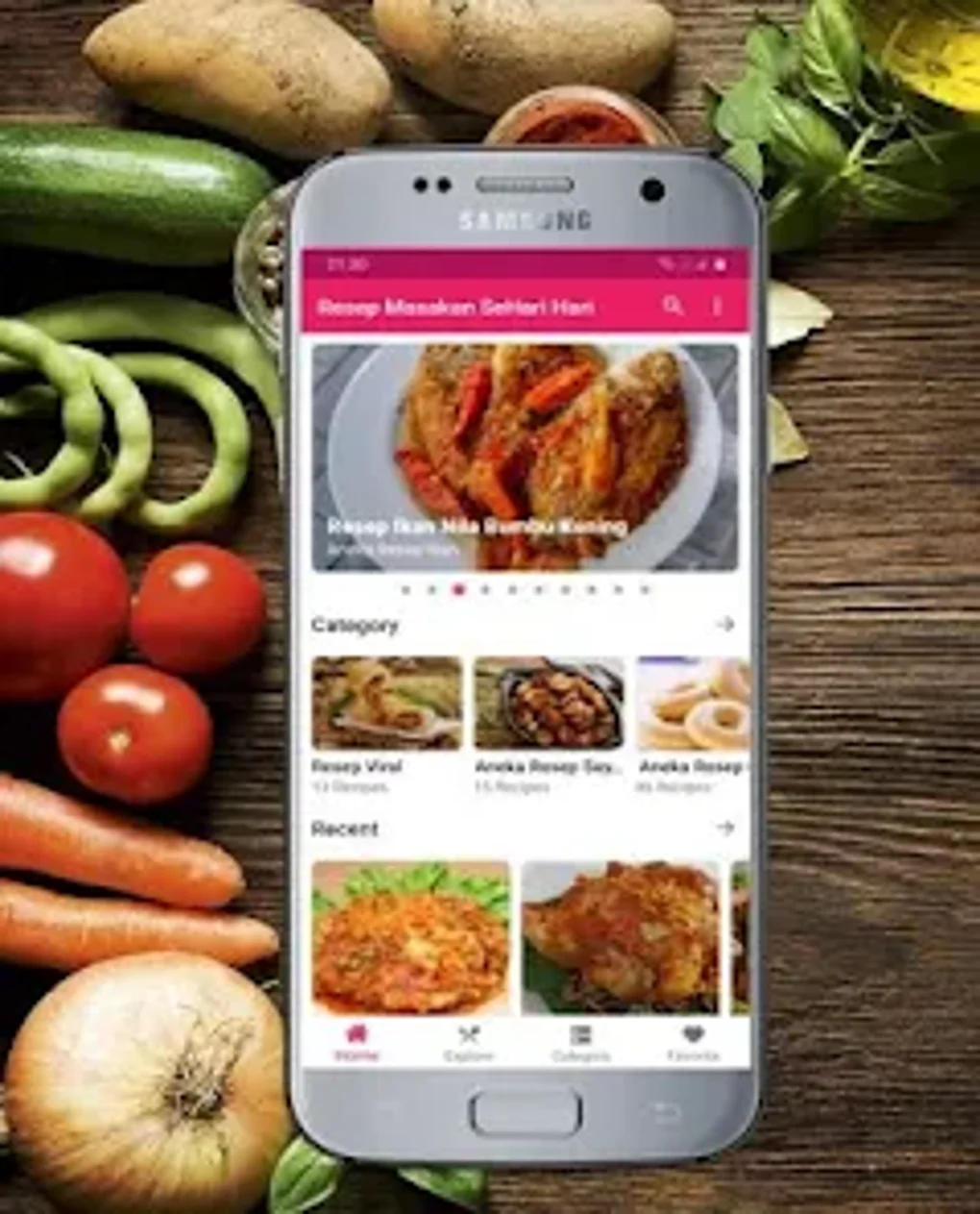 1001 Resep Masakan Sehari Hari для Android — Скачать