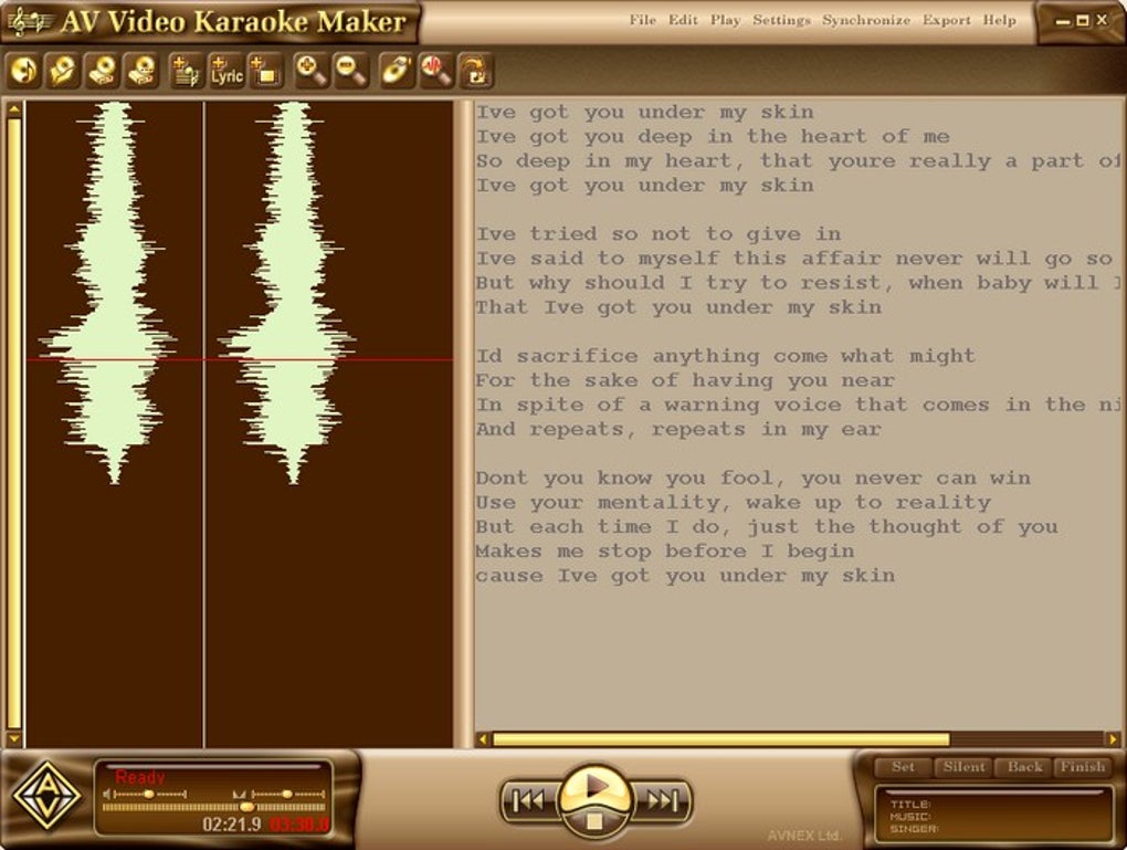 av video karaoke maker