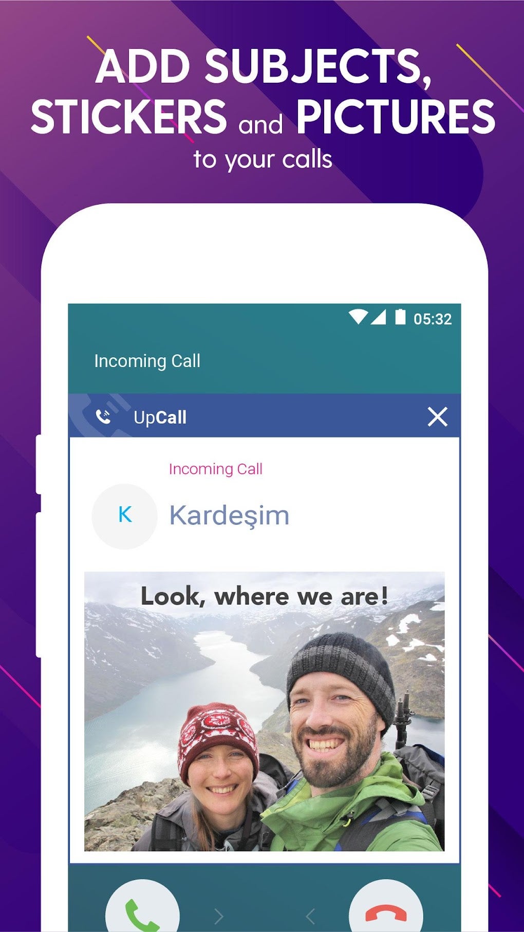 UpCall- Unknown Caller ID для Android — Скачать