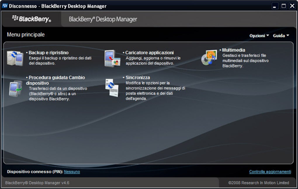 Blackberry desktop manager.exe free download