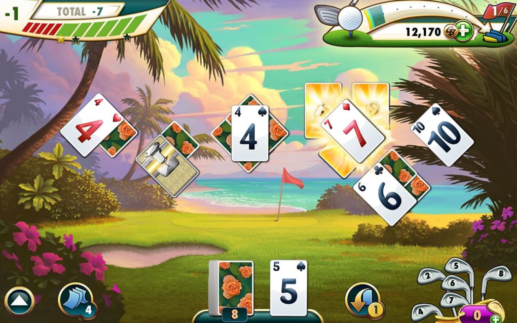 crystal golf solitaire free game