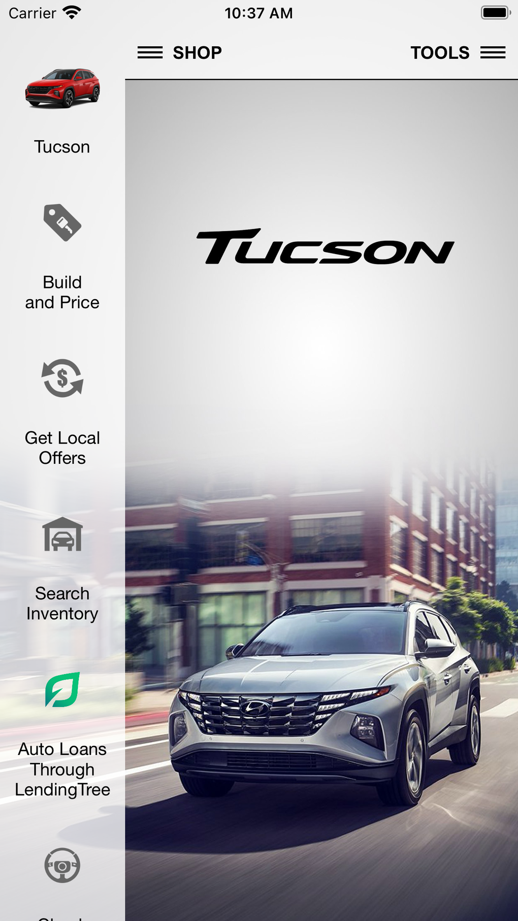 Hyundai Tucson для iPhone — Скачать