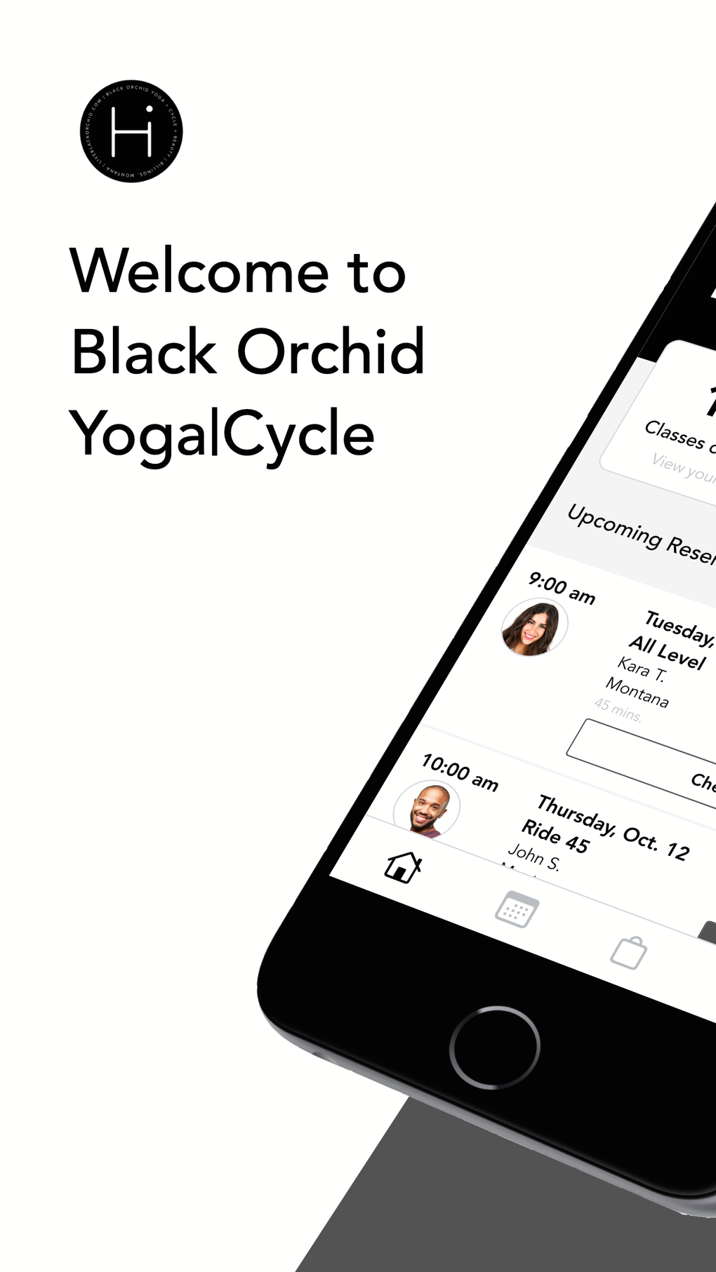 Black Orchid YogaCycle для iPhone — Скачать