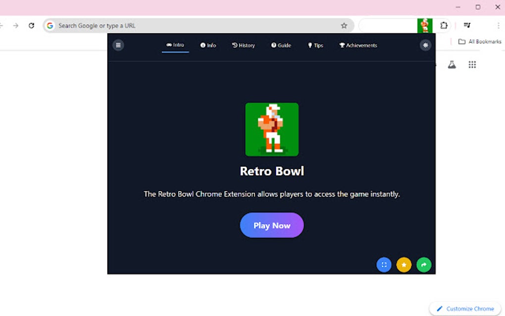 Retro Bowl for Google Chrome Extension Download