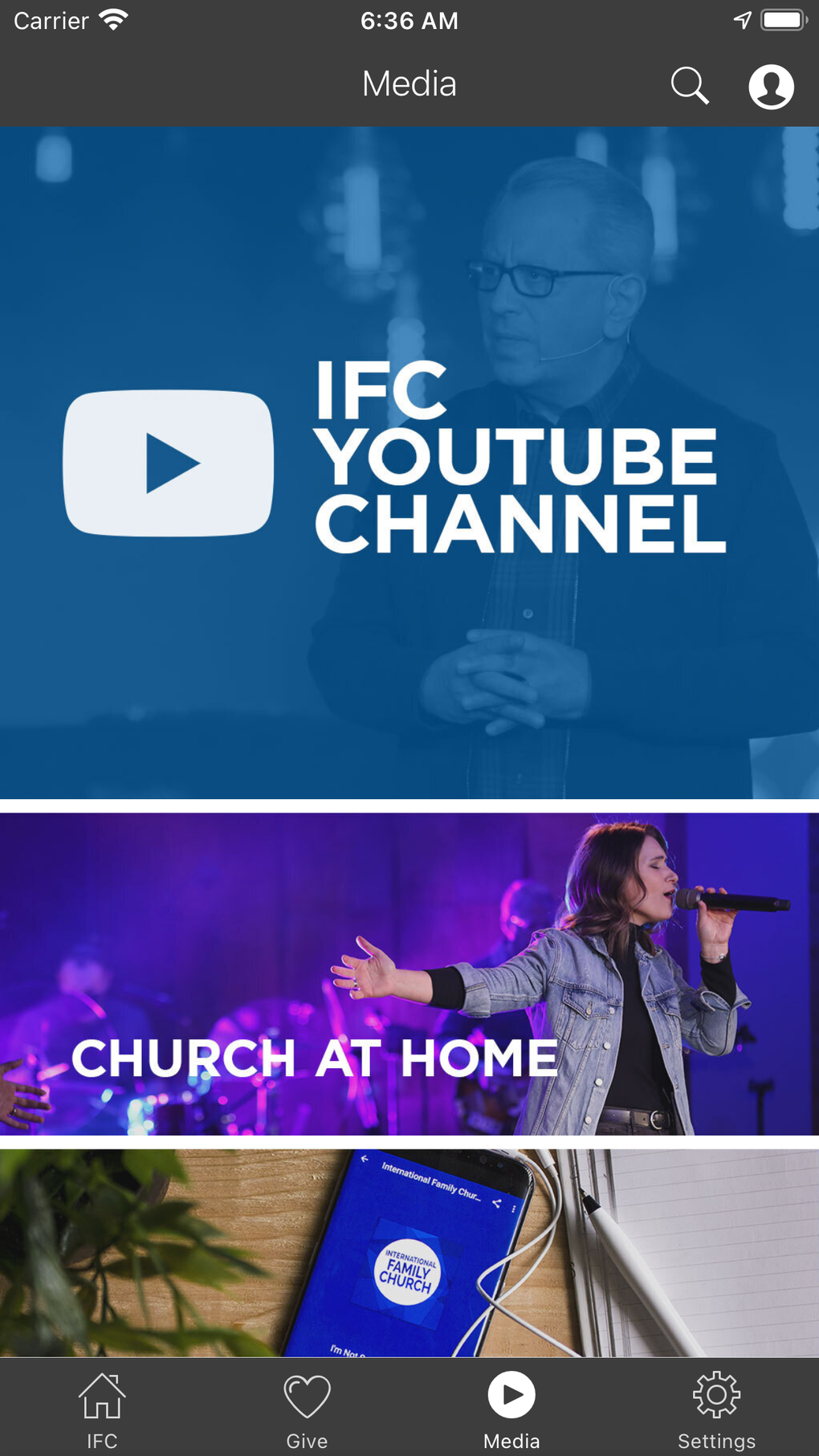 International Family Church MA para iPhone - Download