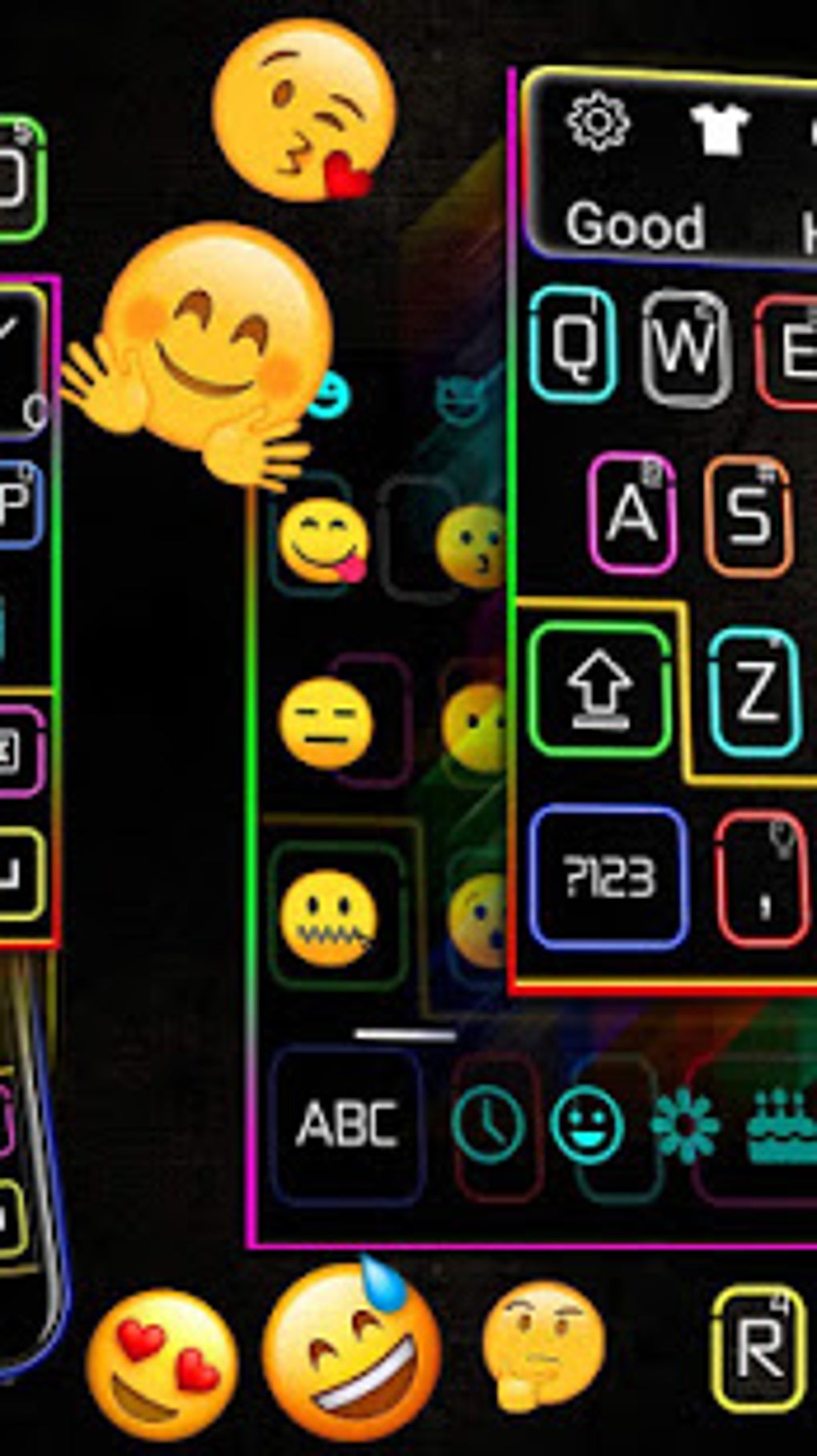 Neon Lights Sparkle Keyboard Theme For Android Download 9190