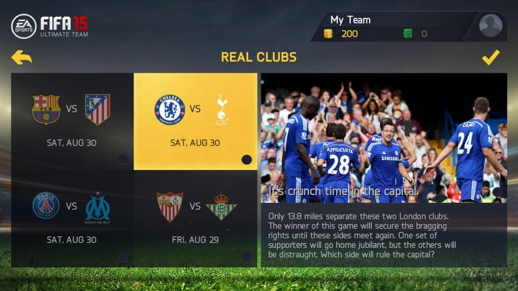 fifa 15 ultimate team game free