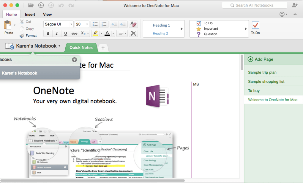 microsoft office home & student 2016 for mac | 1 user, mac download