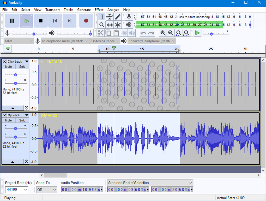 audacity mp3 to midi