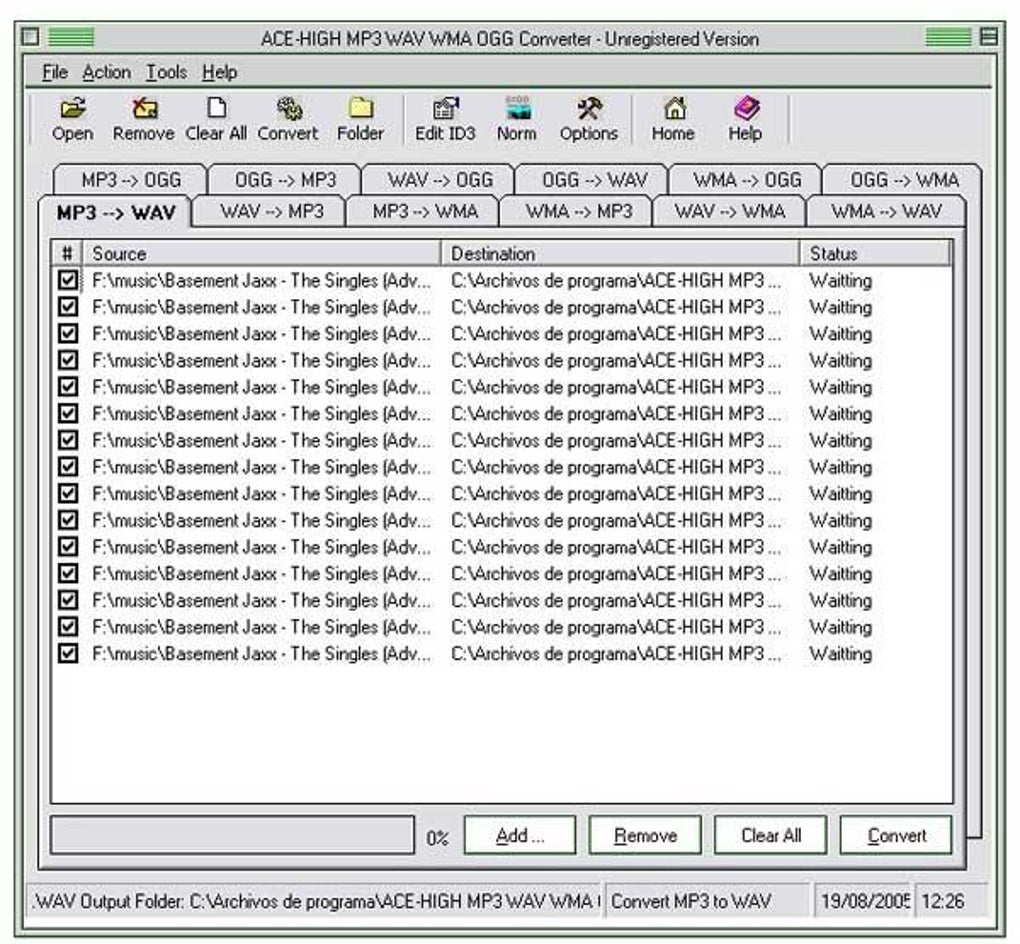 MP3 WAV WMA Converter - Download