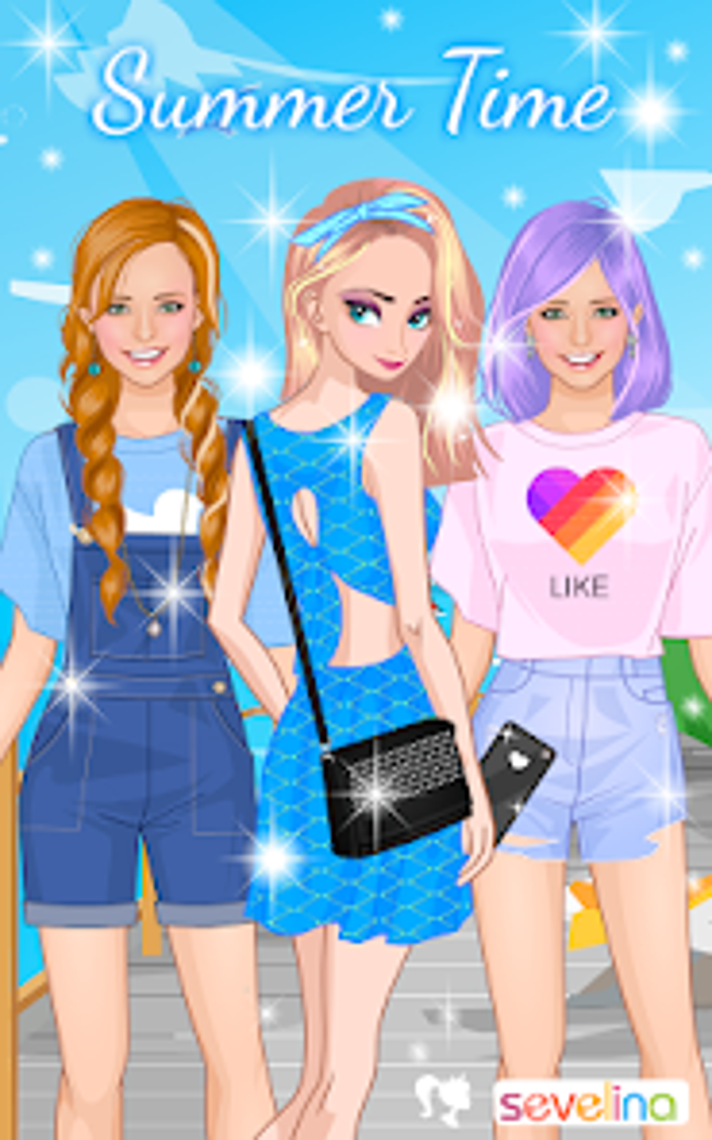 Lovely sisters dress up game для Android — Скачать