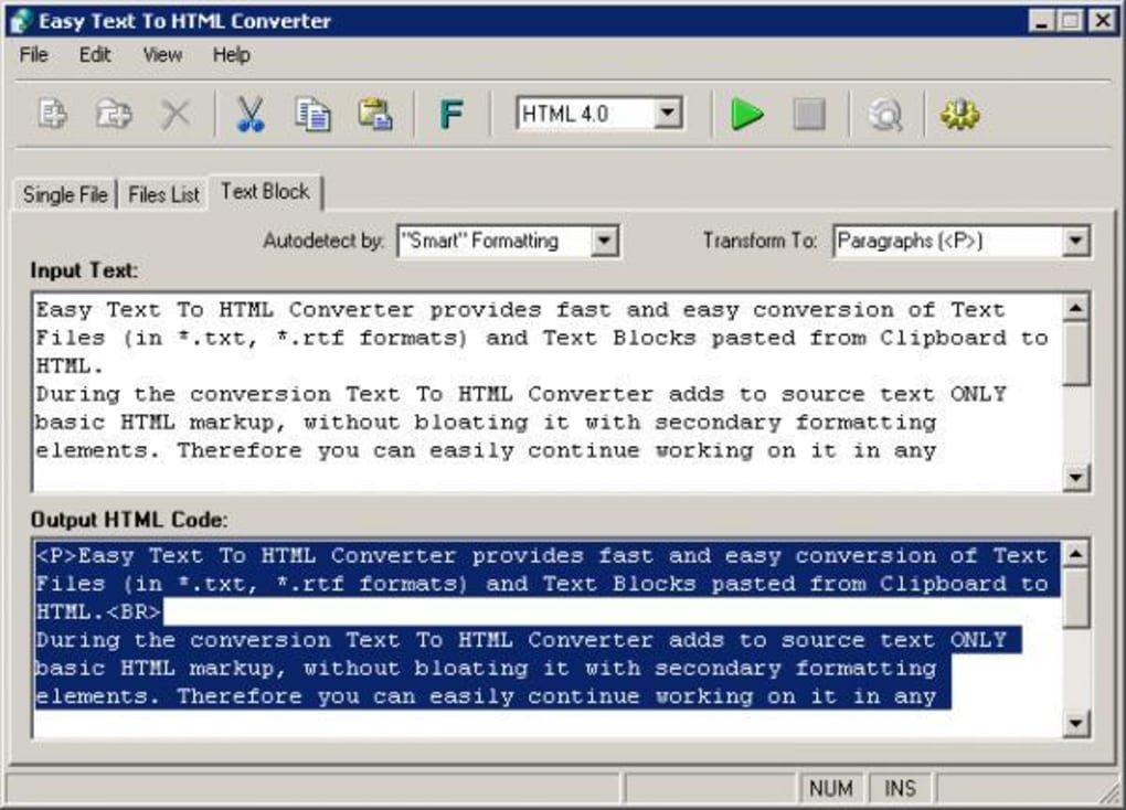 Программа в файлах html. Txt файл. Html файл. Html Converter. Программы преобразования текстов.