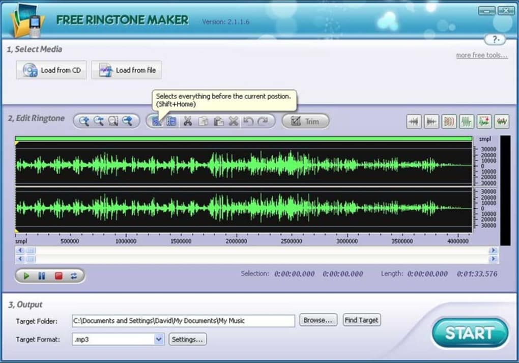 best ringtone maker for pc less than 1 second