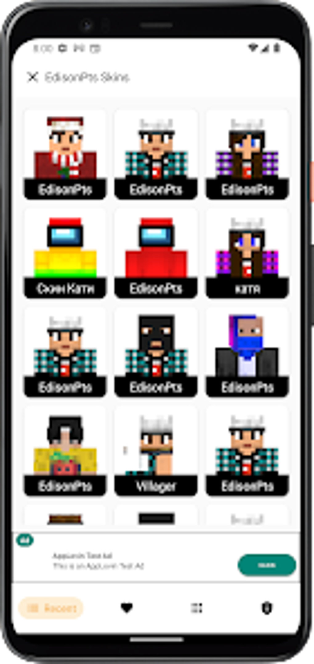 EdisonPts Skins for Minecraft for Android - Download