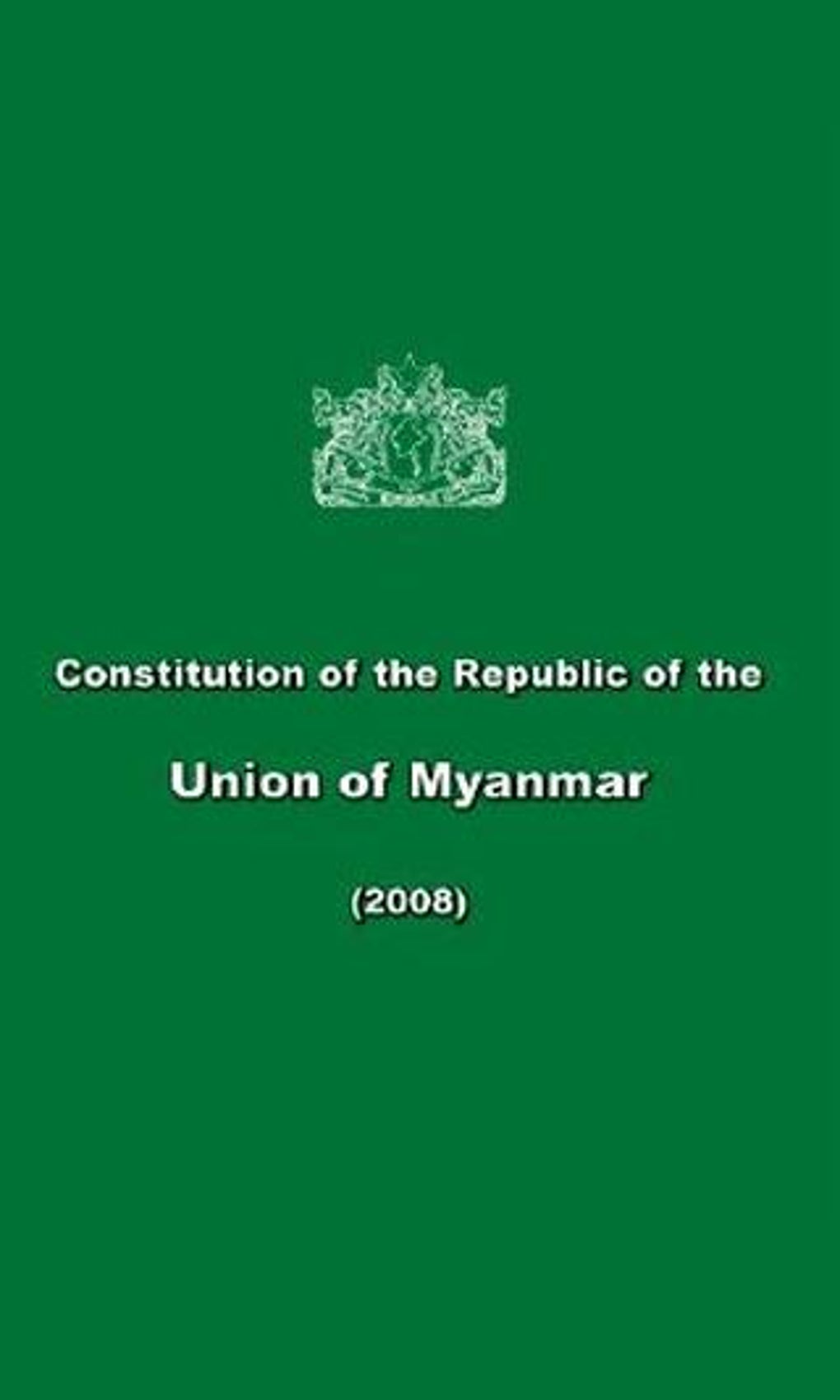 Myanmar Constitution 2008 Apk For Android Download