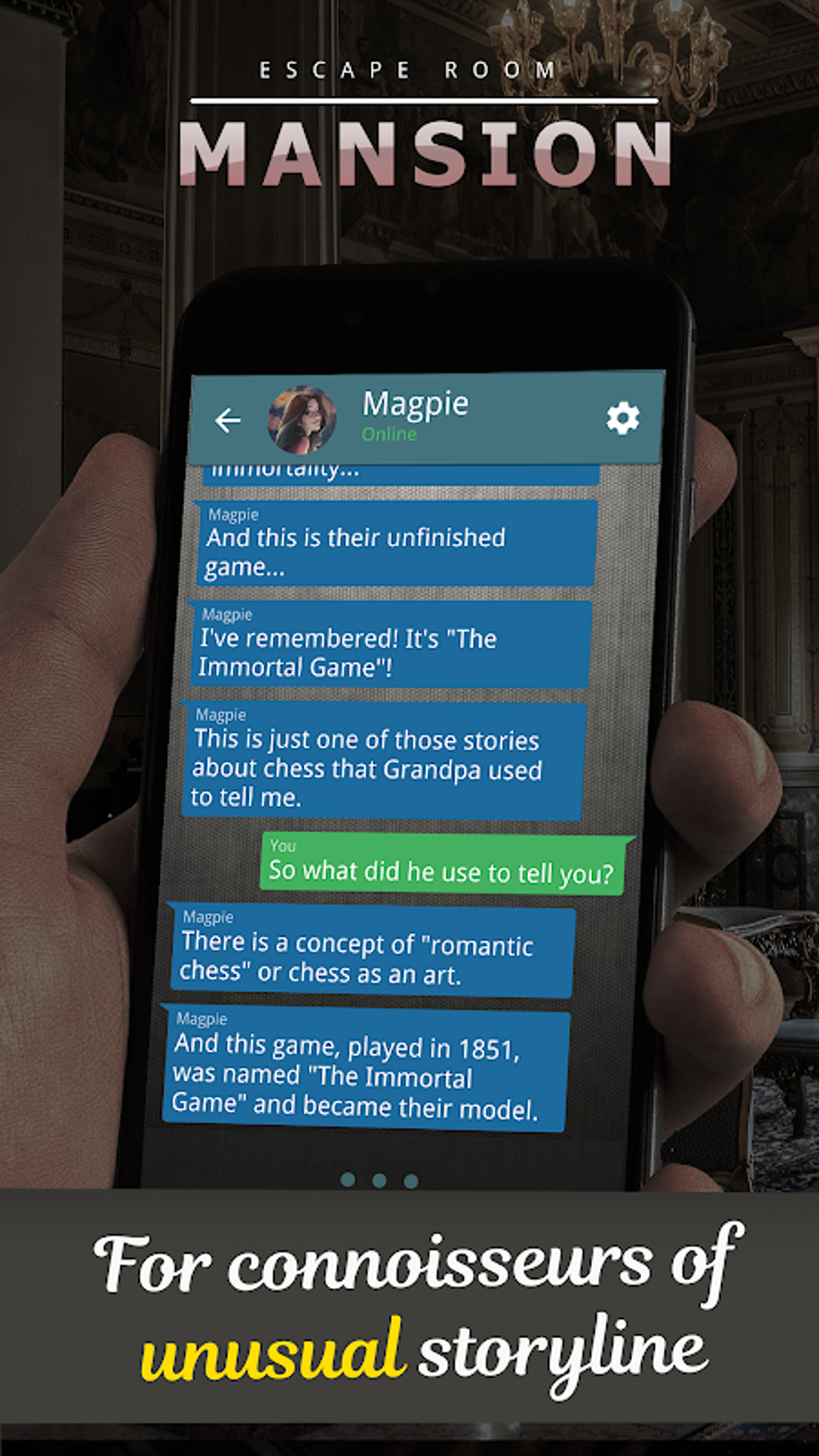 Mansion. Choices Text Adventure APK для Android — Скачать