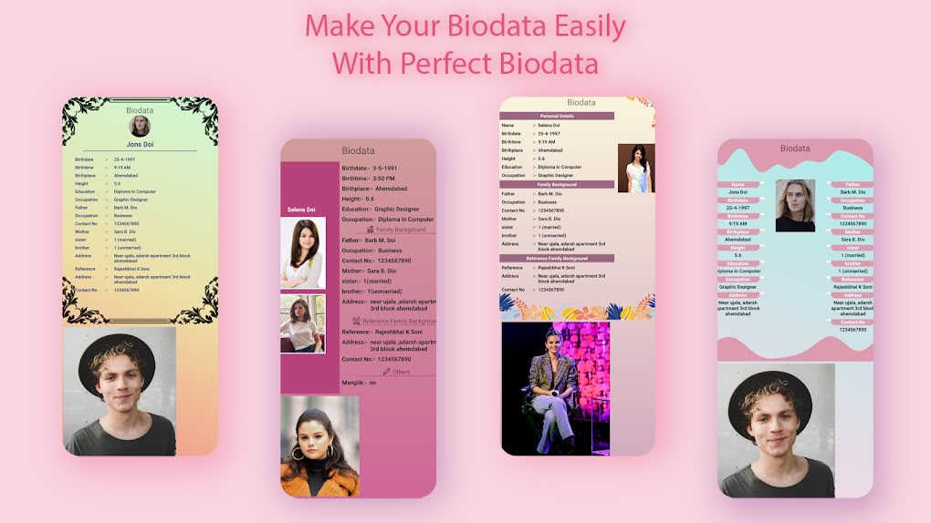Perfect Marriage Biodata Maker for Android - Download