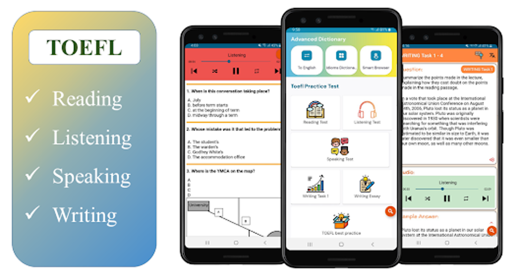 TOEFL Practice Test TOEFL Pre For Android - Download