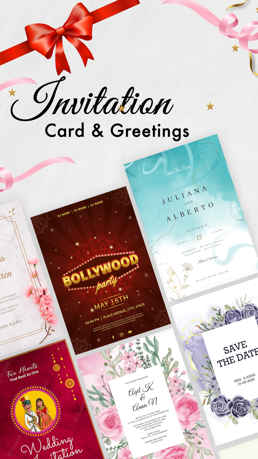 Invitation Maker Card Creator Para IPhone Descargar