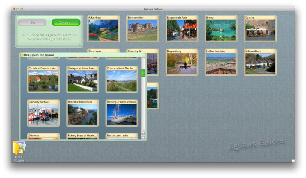 Jigsaws Galore > iPad, iPhone, Android, Mac & PC Game