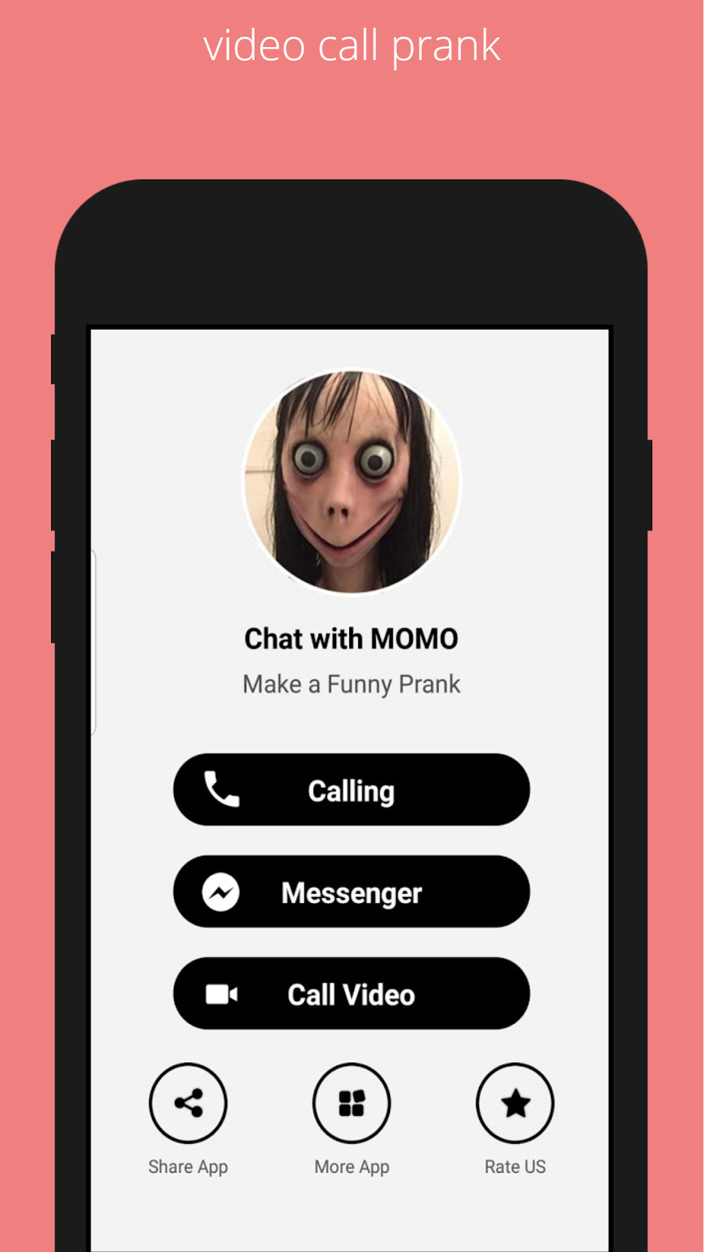 Scary Momo Fake Video Call Simulator для Android — Скачать