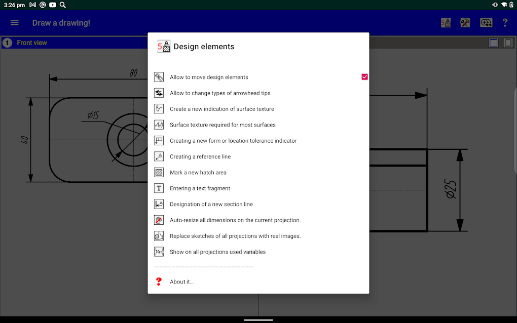CAD Draw a drawing для Android — Скачать