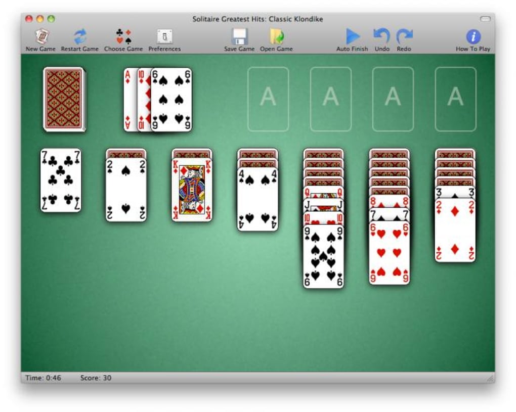 full deck solitaire mac 3 card deal