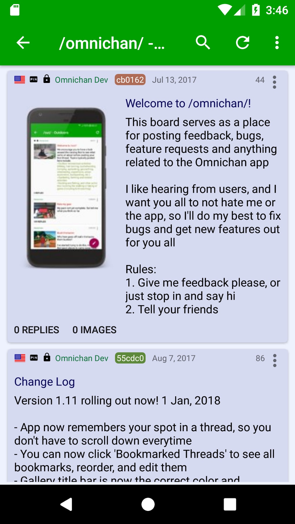 Omnichan: 4chan and 8chan Clie for Android - Download