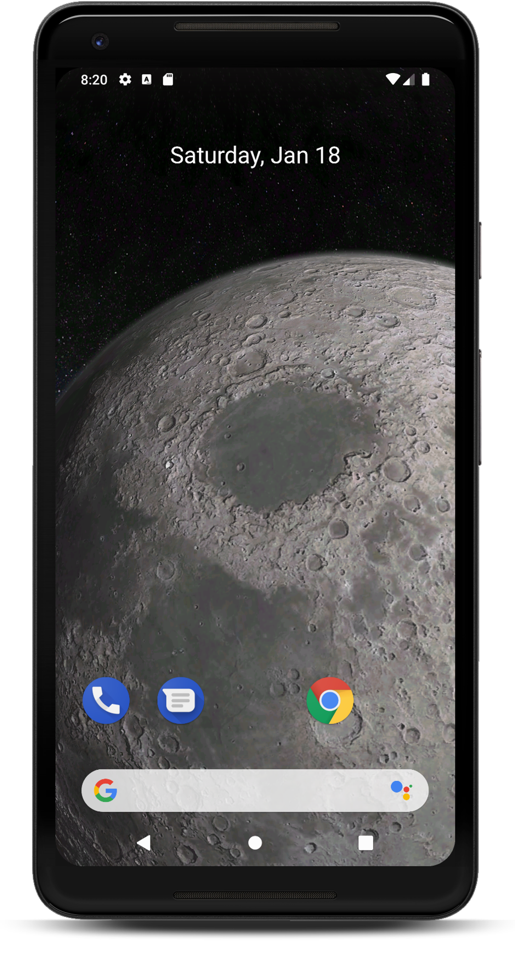 Moon 3D Live Wallpaper для Android — Скачать