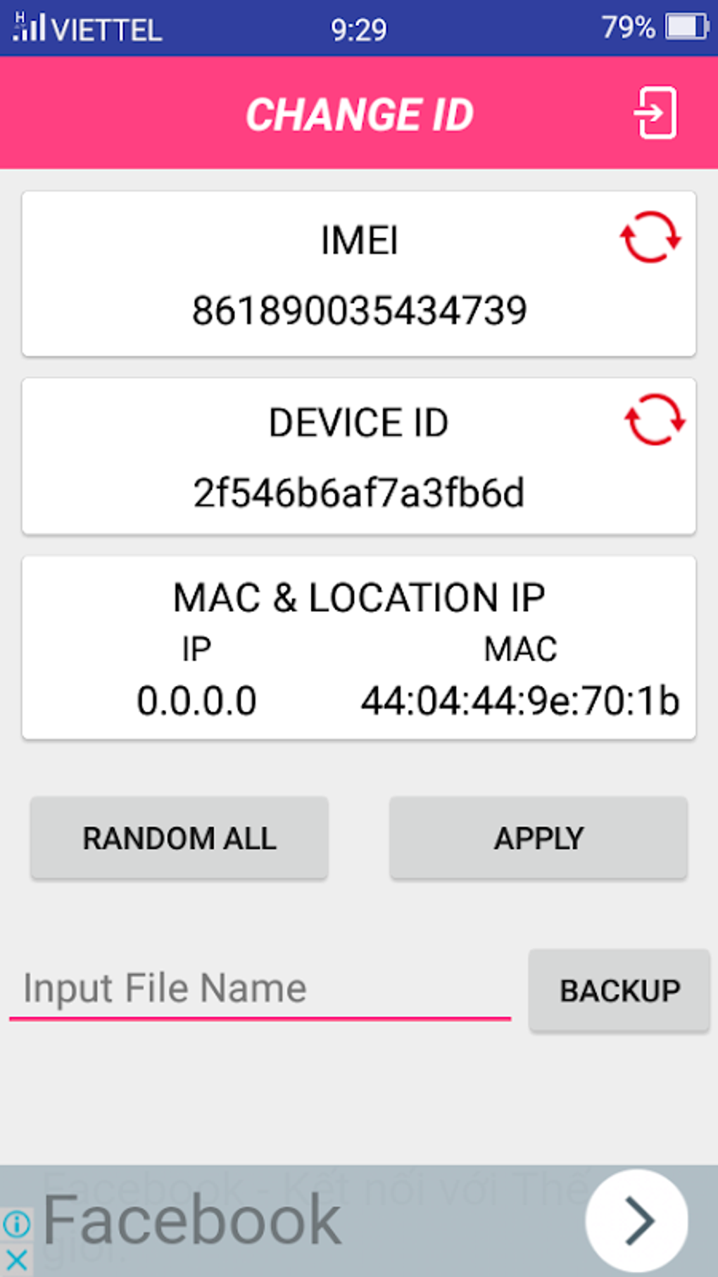 Change ID Device - Device ID APK для Android — Скачать