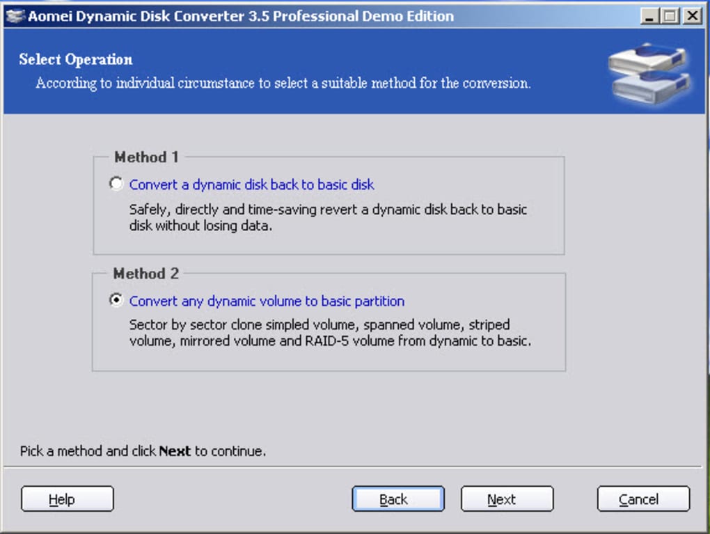 aomei dynamic disk converter 3.5 free download