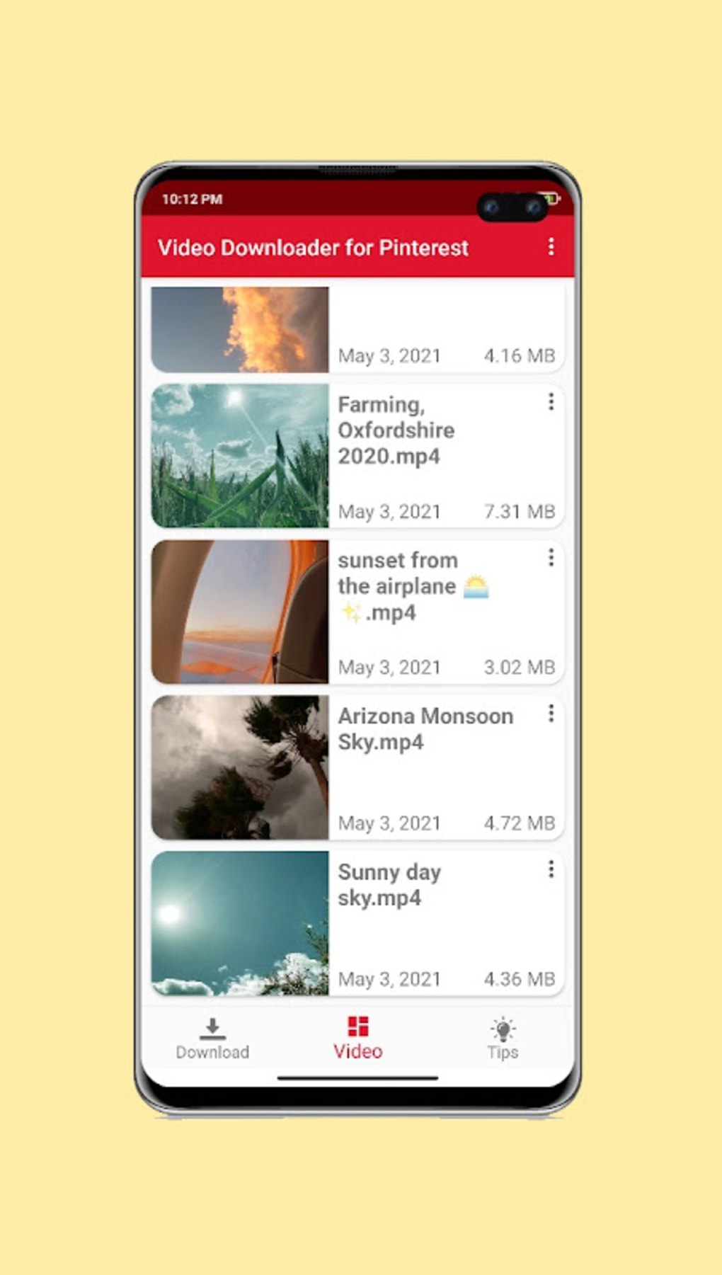 Pinterest Video Downloader for Android - Download
