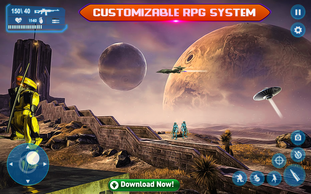 Sci-Fi Offline Jogo de tiro – Apps no Google Play