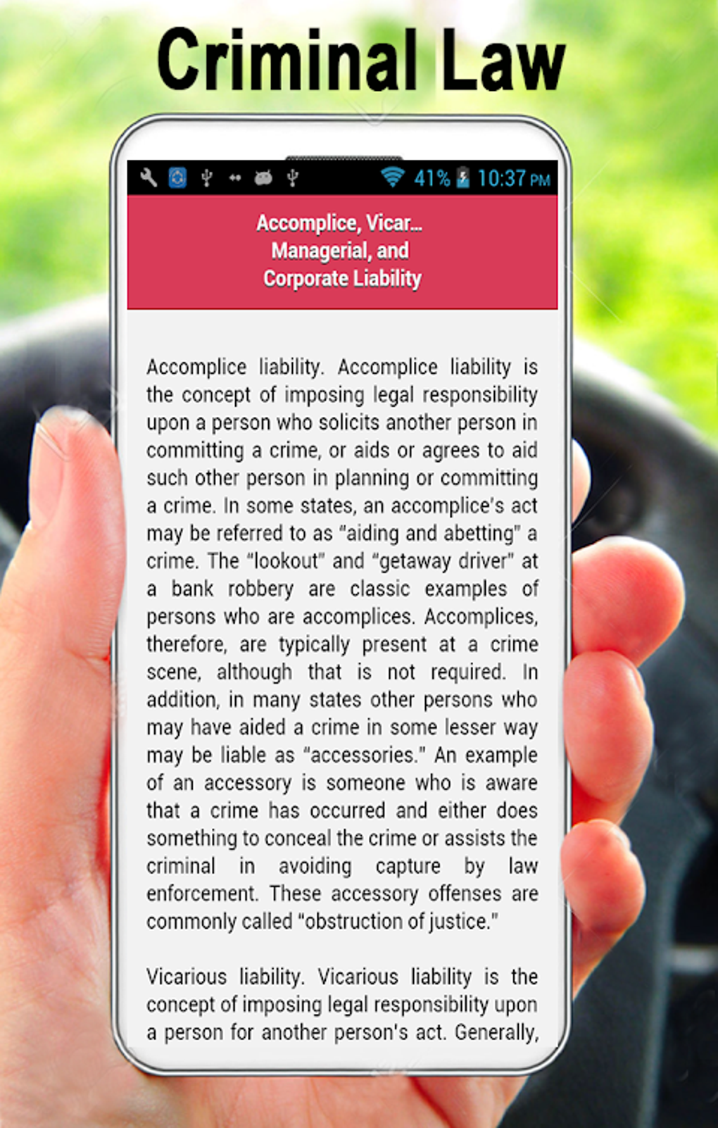 Criminal Law Study Guide APK For Android - Download