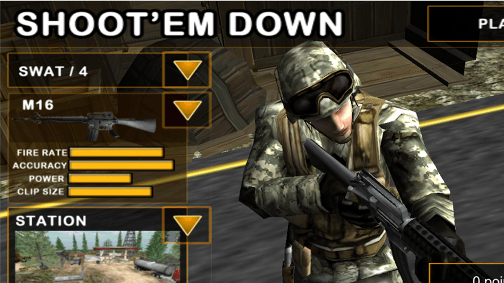 Shoot Em Down Shooting Game Download - roblox m16 demo 3