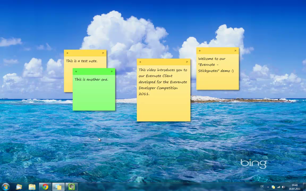 add sticky note to mac desktop