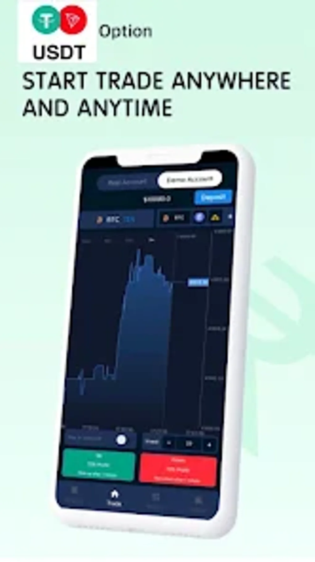 USDT Option - Online Trading For Android - Download