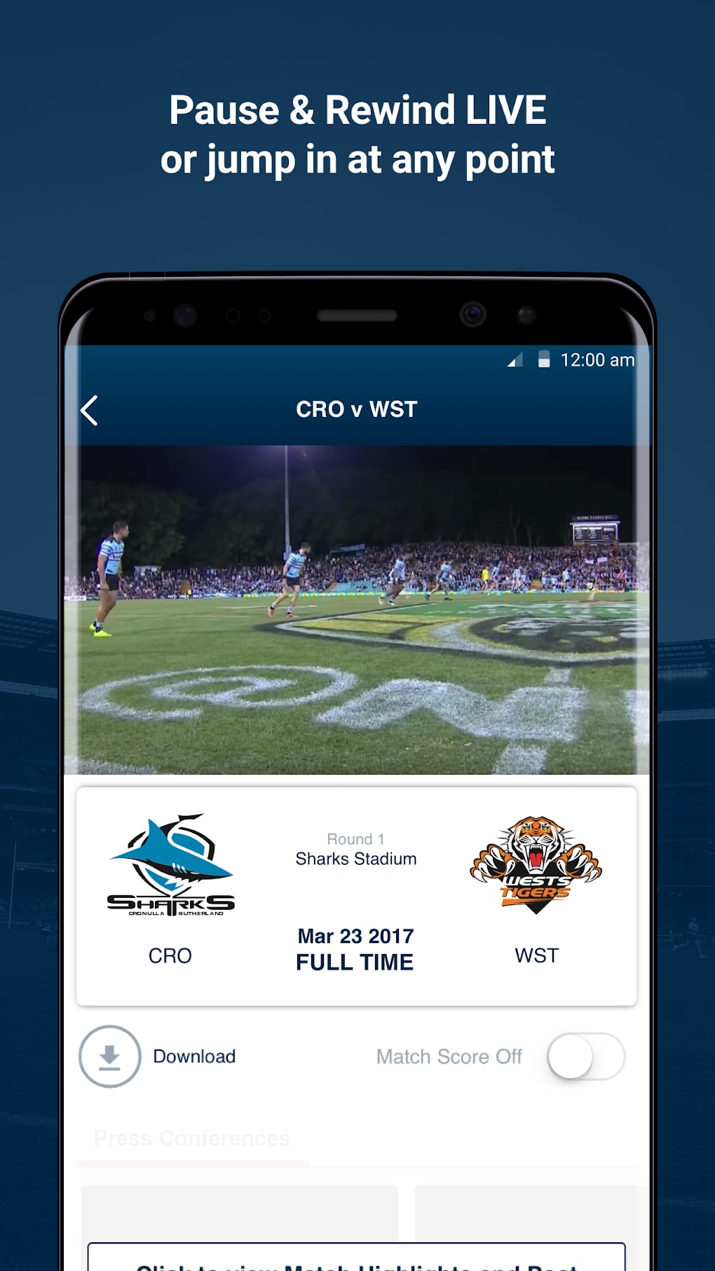 Watch NRL APK for Android