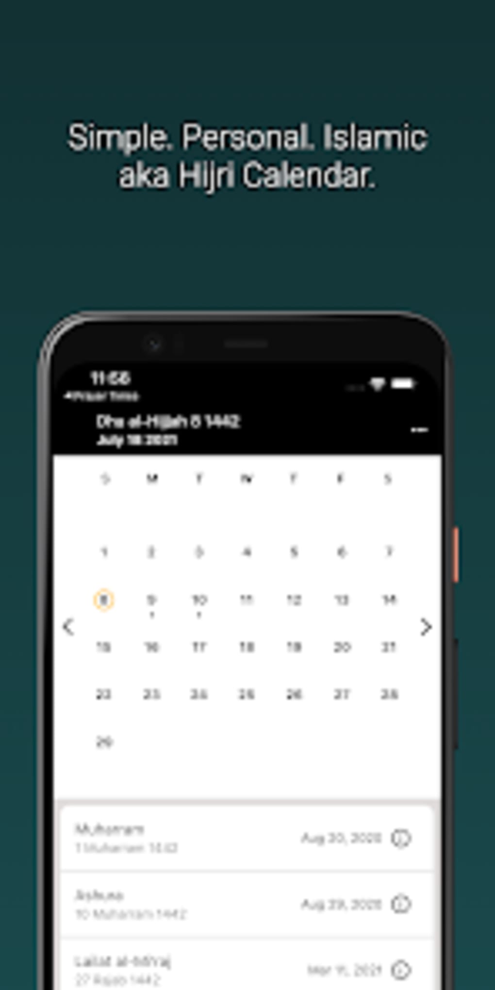 Hijri Calendar The Islamic C for Android Download
