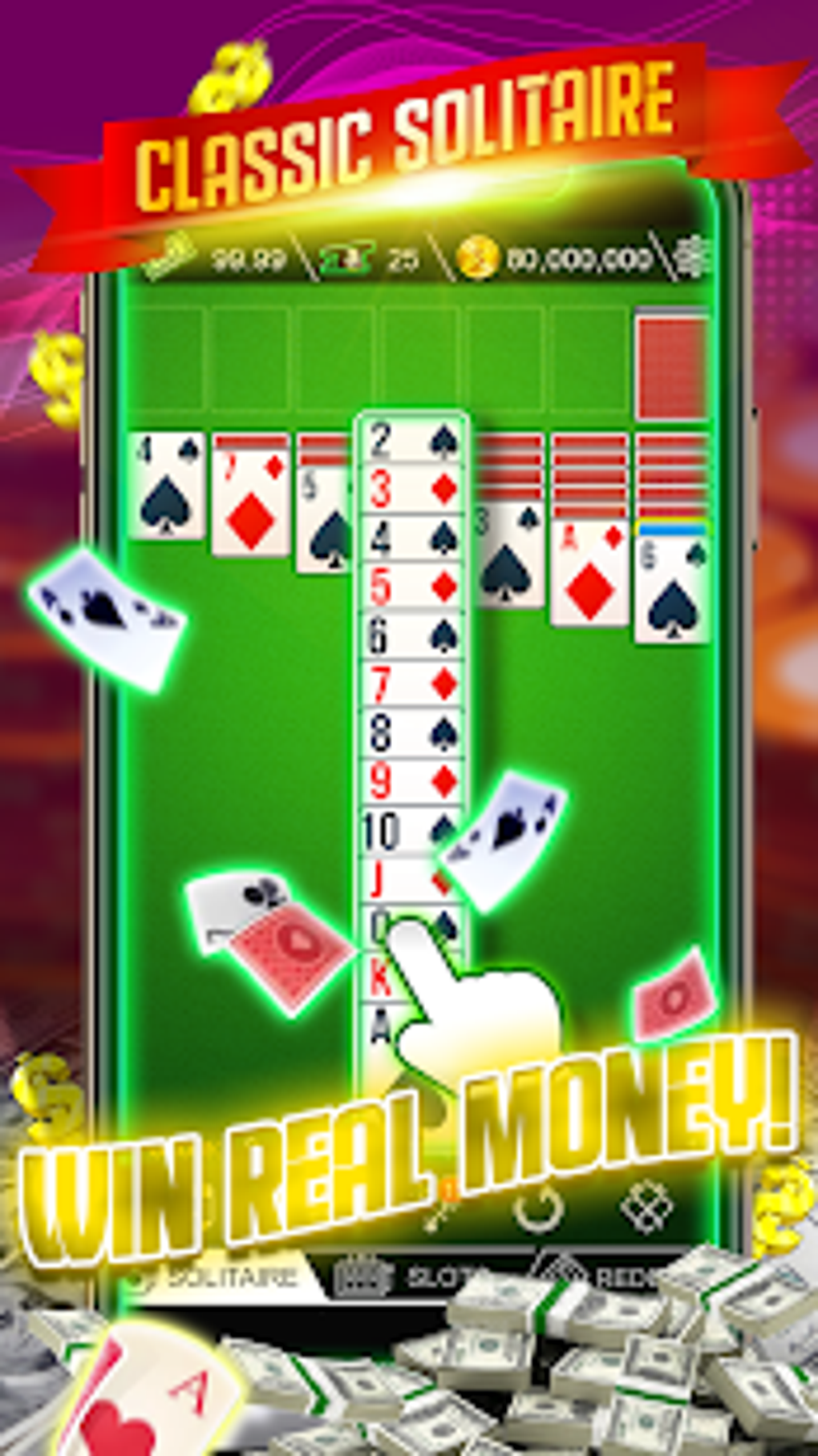 Solitaire Clash - How to play and win REAL CASH 