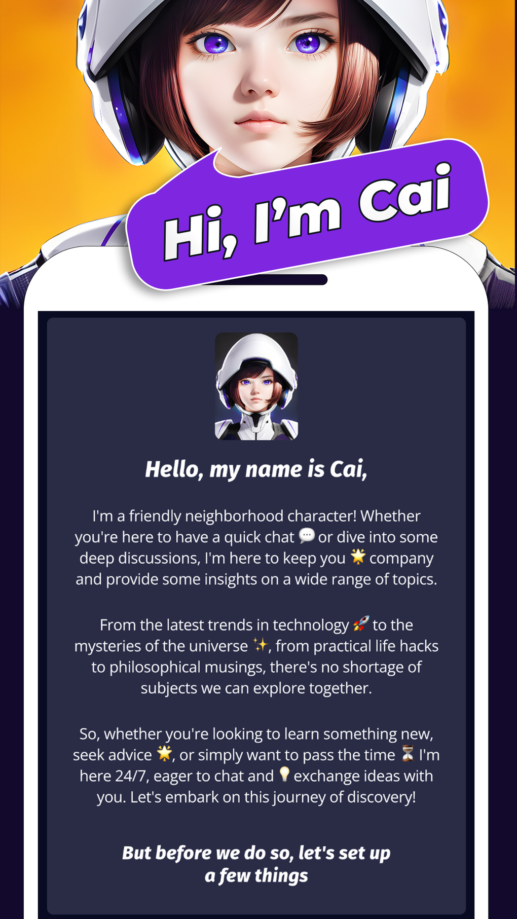 Cai: AI Anime Chat Bot for iPhone - Download