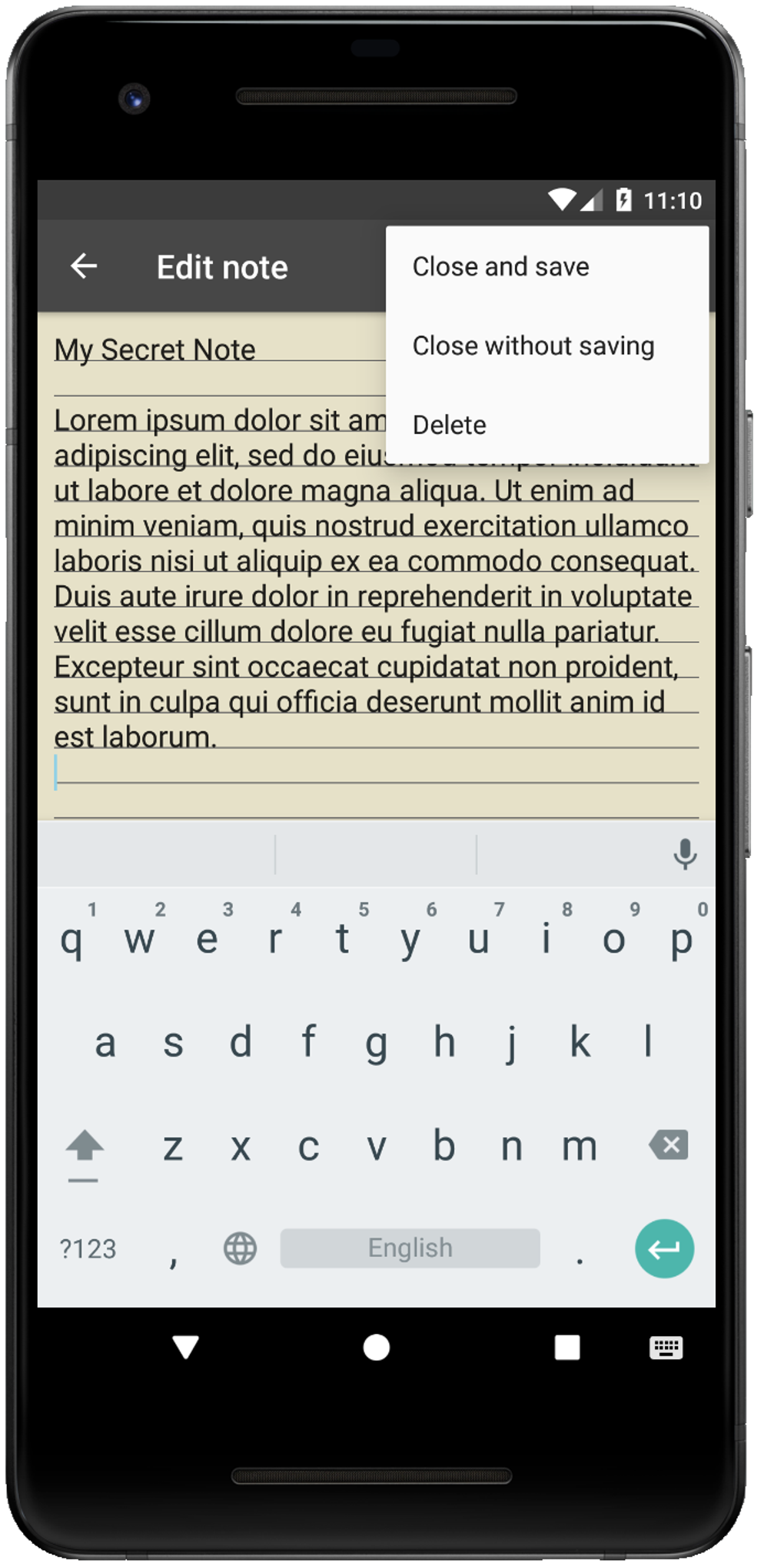 Private Notes - password prote для Android — Скачать