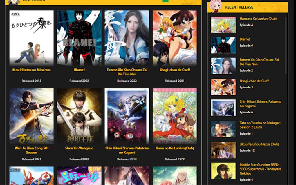 Wcoanime Watch English Dub and Sub Anime HD for Google Chrome