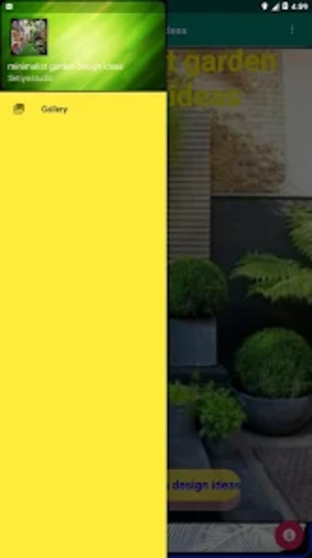 minimalist garden design ideas voor Android - Download