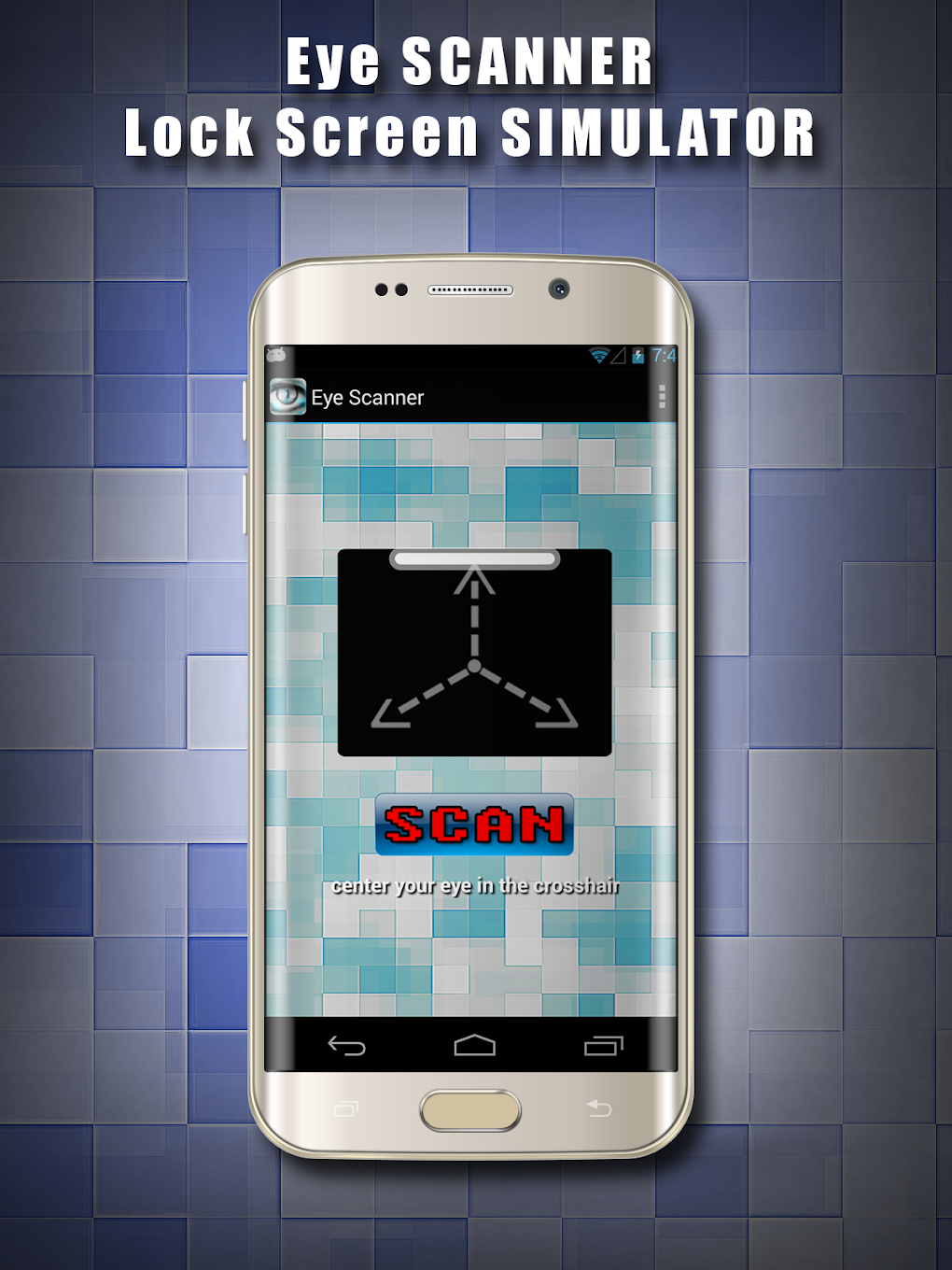 Eye Scanner Lock Screen Prank для Android — Скачать
